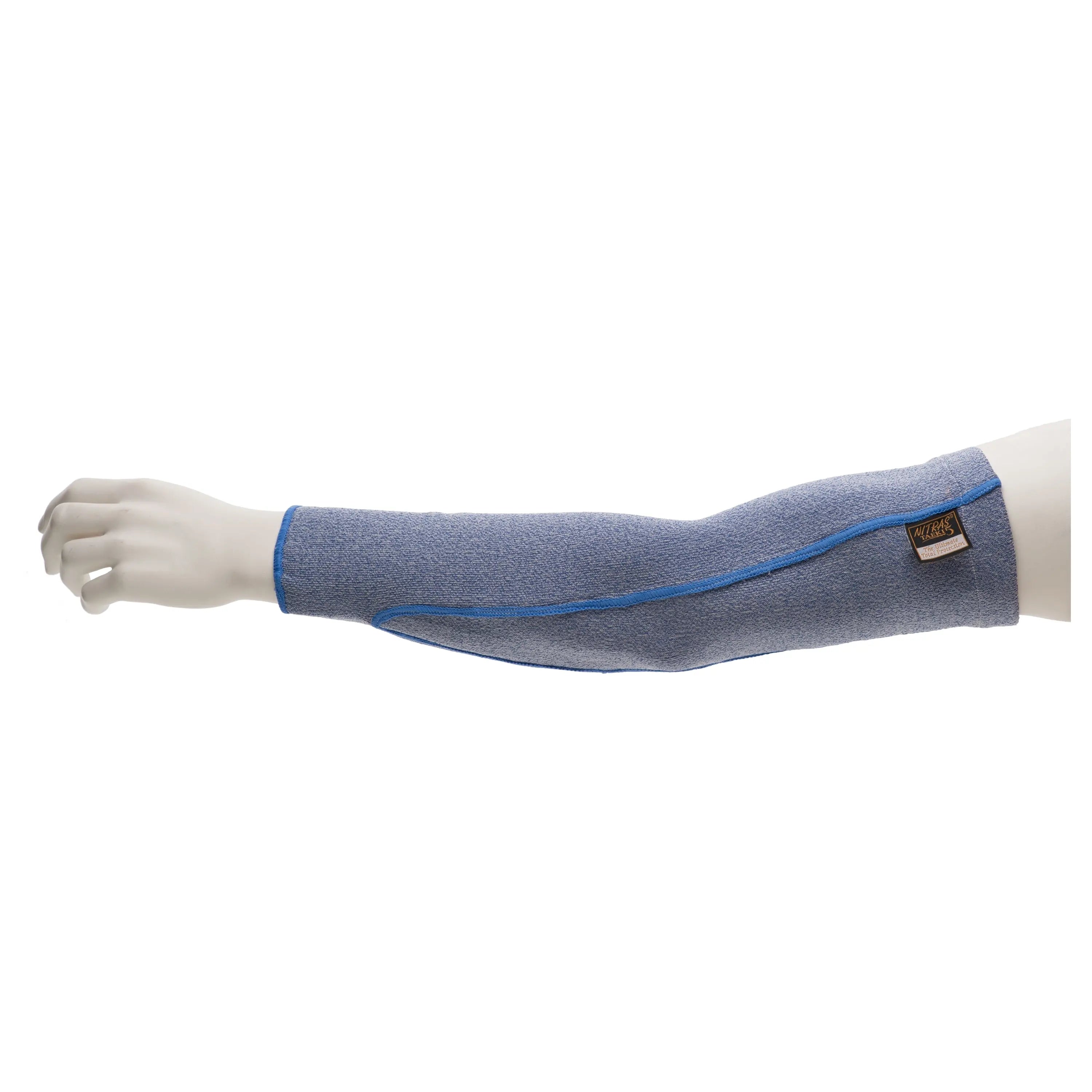 NITRAS TAEKI Schnittschutz-Armschoner, blau, EN 388, EN 407 NITRAS