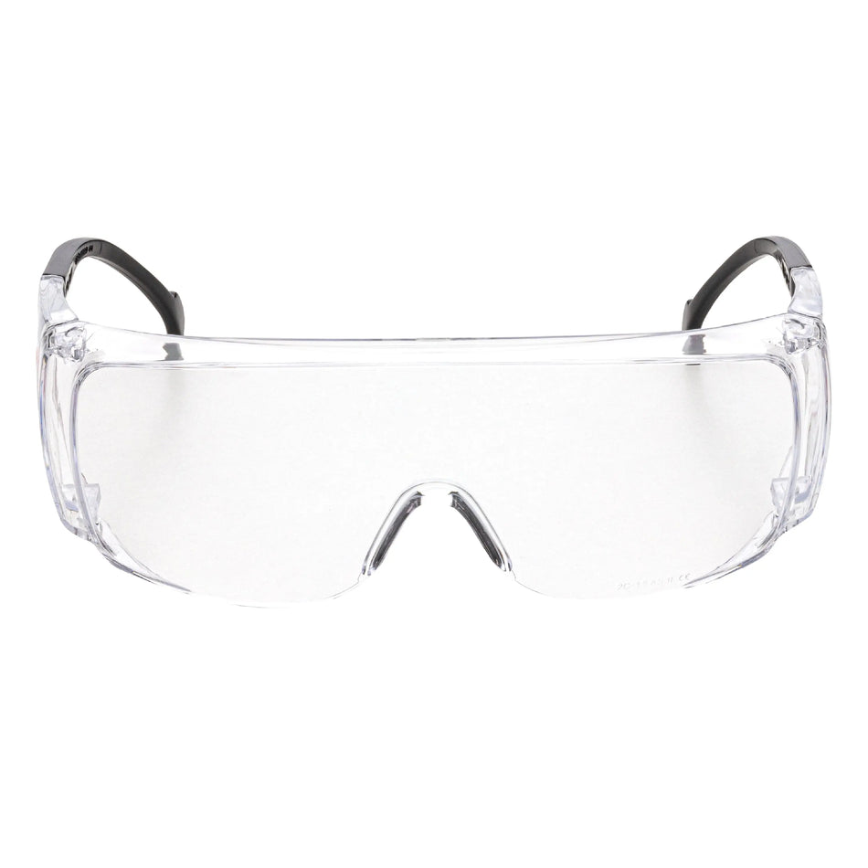 NITRAS VISION PROTECT OTG, Schutzbrille, schwarz / transparent, EN 166 NITRAS