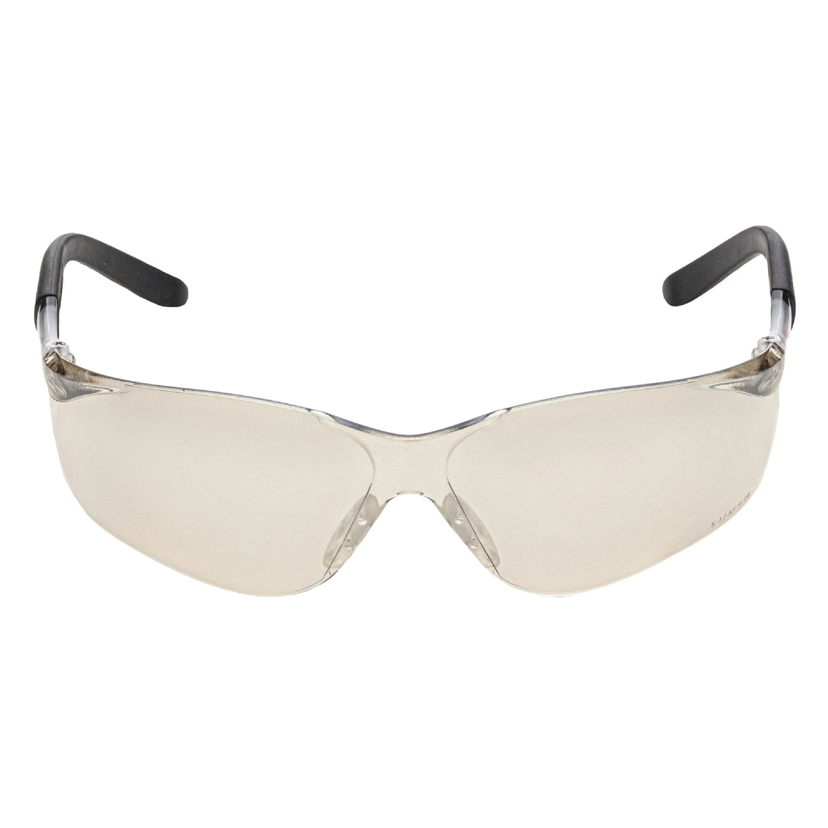 NITRAS VISION PROTECT, Schutzbrille, beige / schwarz, silber verspiegelt,  EN 166 NITRAS