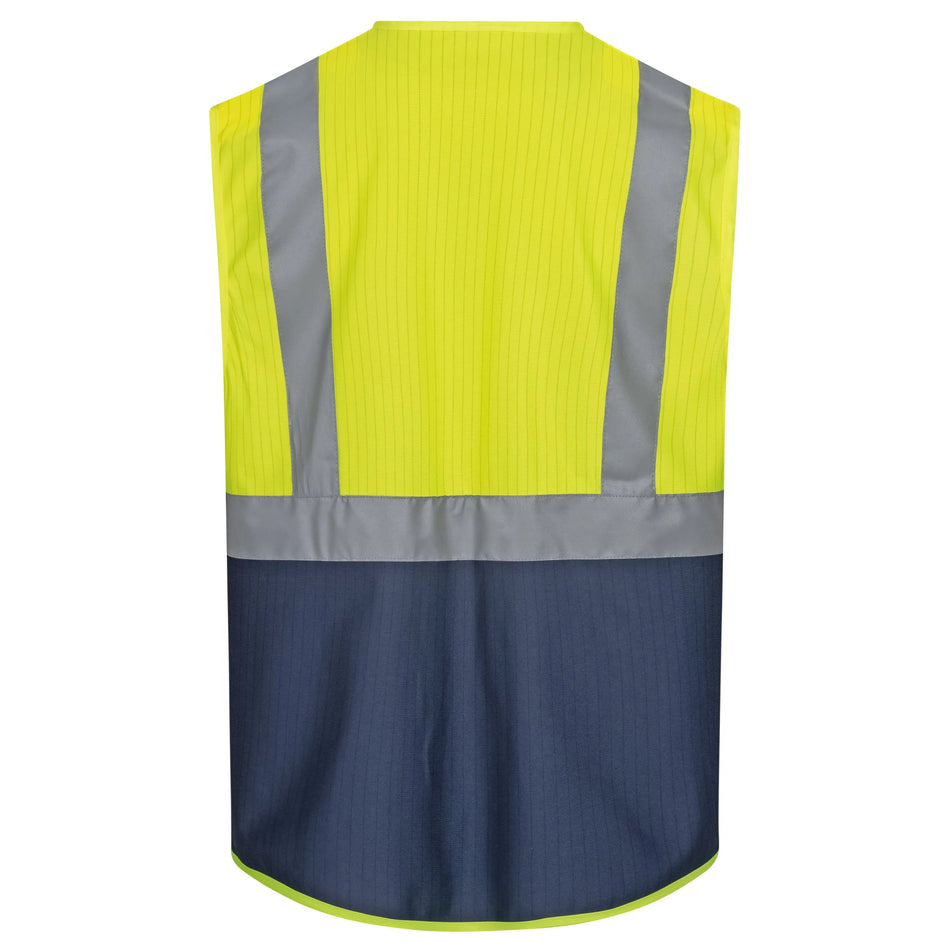 NITRAS Warnschutz-Weste, neongelb/marineblau (Farbcode: 4021), EN ISO 13688, EN ISO 20471, EN 1149 NITRAS