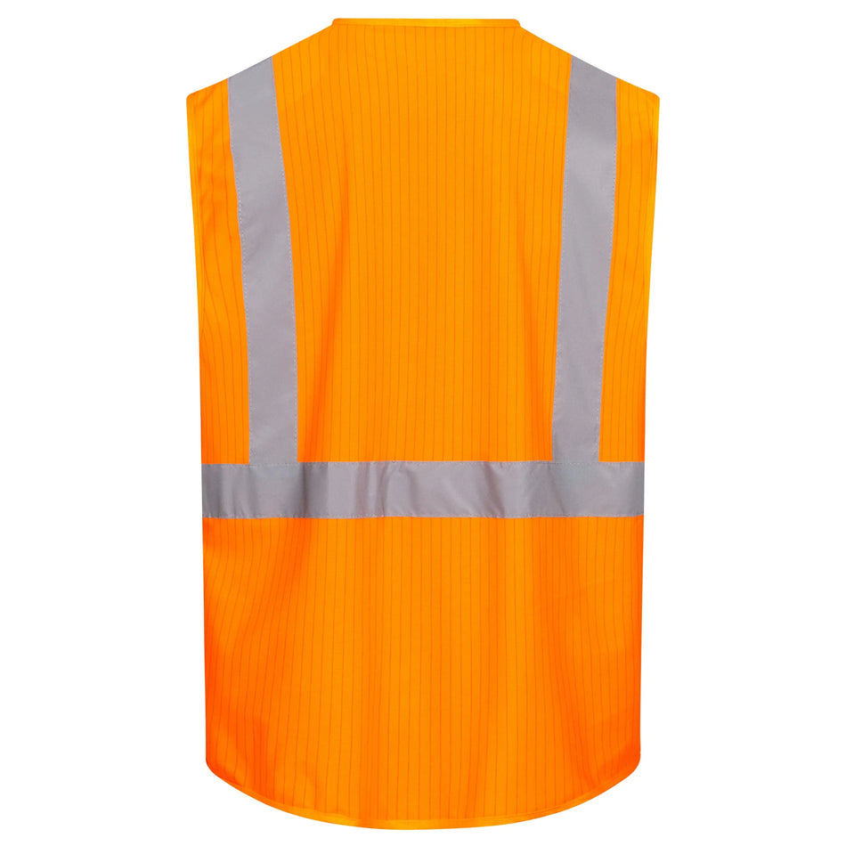 NITRAS Warnschutz-Weste, neonorange (Farbcode: 4100), EN ISO 13688, EN ISO 20471, EN 1149 NITRAS