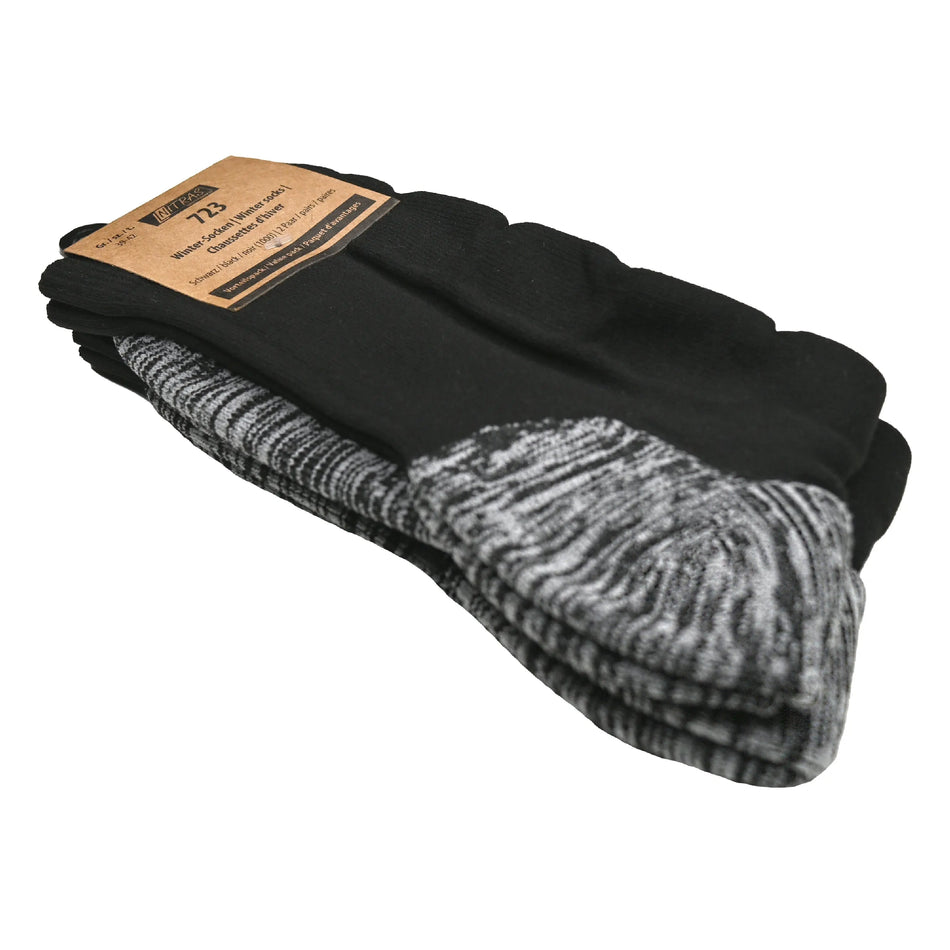 NITRAS Winter-Socken, schwarz, OEKO-TEX NITRAS