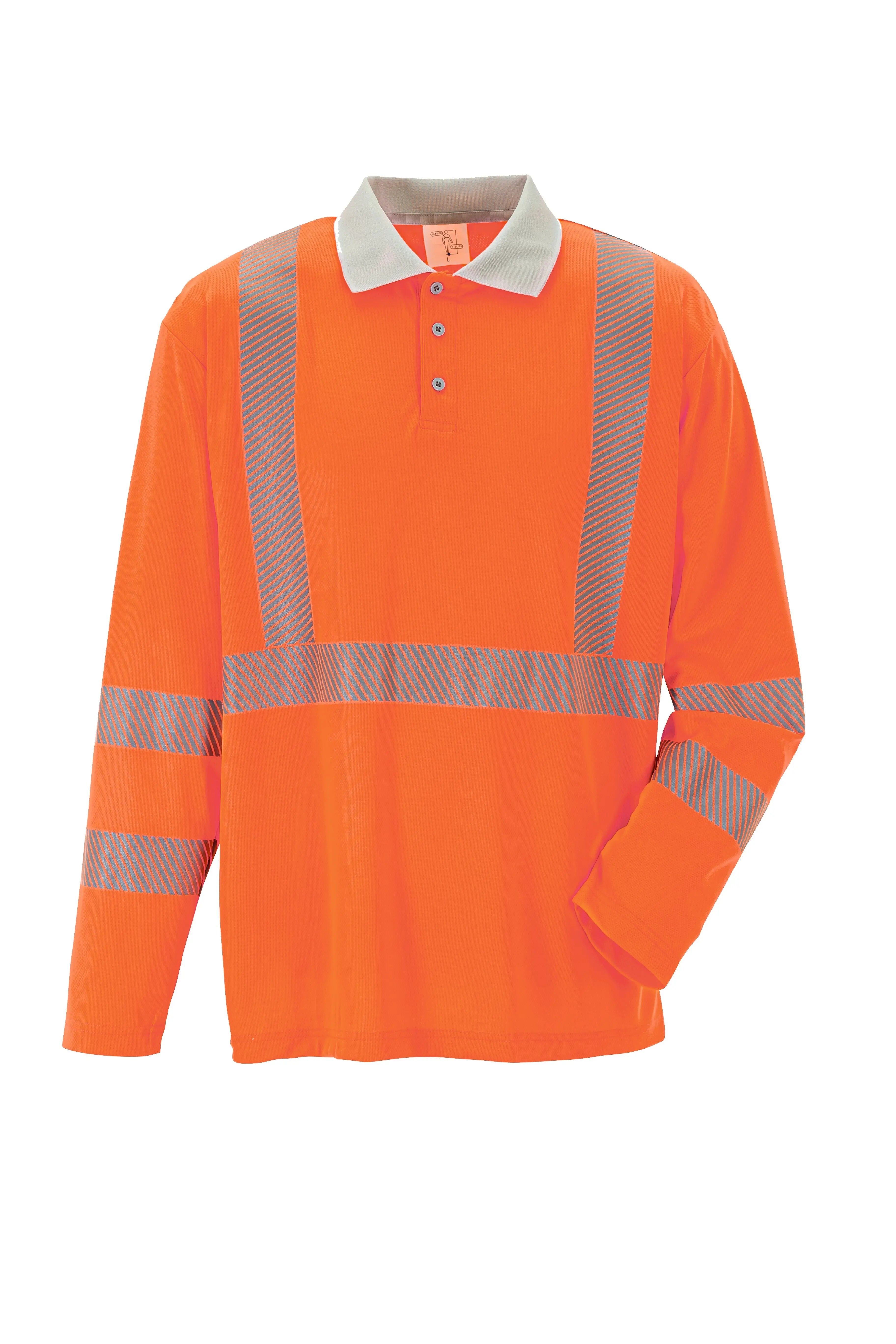 Poloshirt langarm - Unisex - Planam - gelb Planam