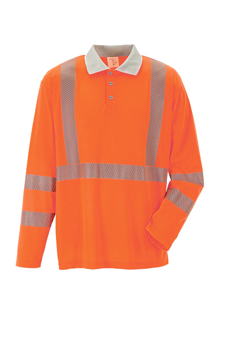 Poloshirt langarm - Unisex - Planam - gelb Planam
