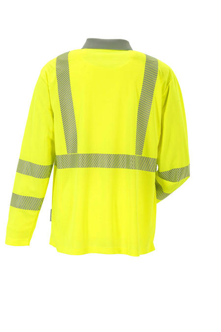 Poloshirt langarm - Unisex - Planam - gelb Planam