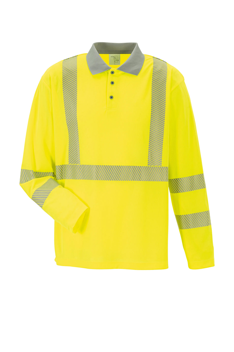 Poloshirt langarm - Unisex - Planam - gelb Planam