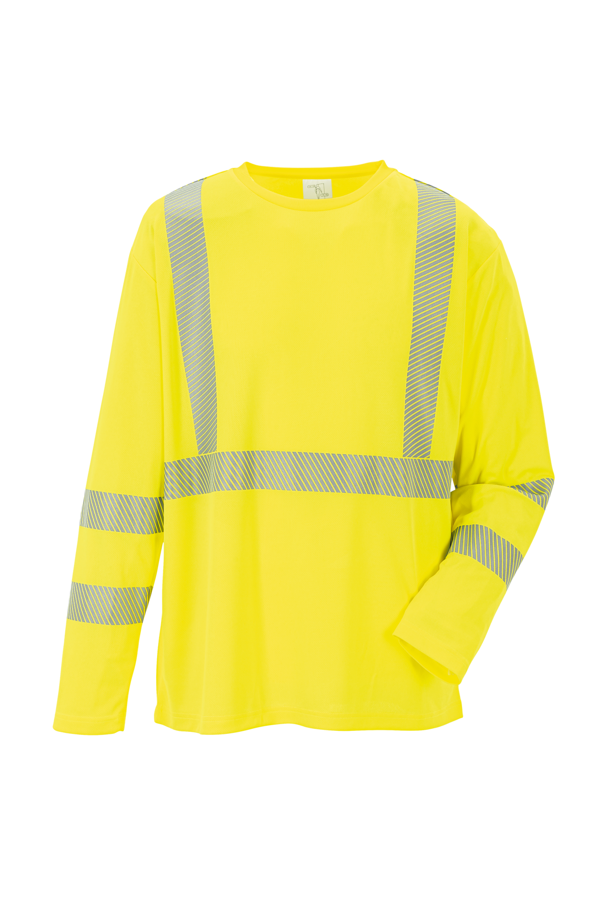 T-Shirt langarm - Unisex - Planam - gelb - Workschutz.de