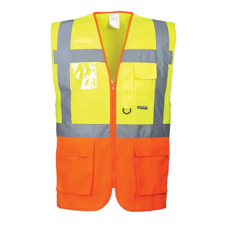 Warnschutz Exekutiv Weste Gelb/Orange Portwest S376 Workschutz