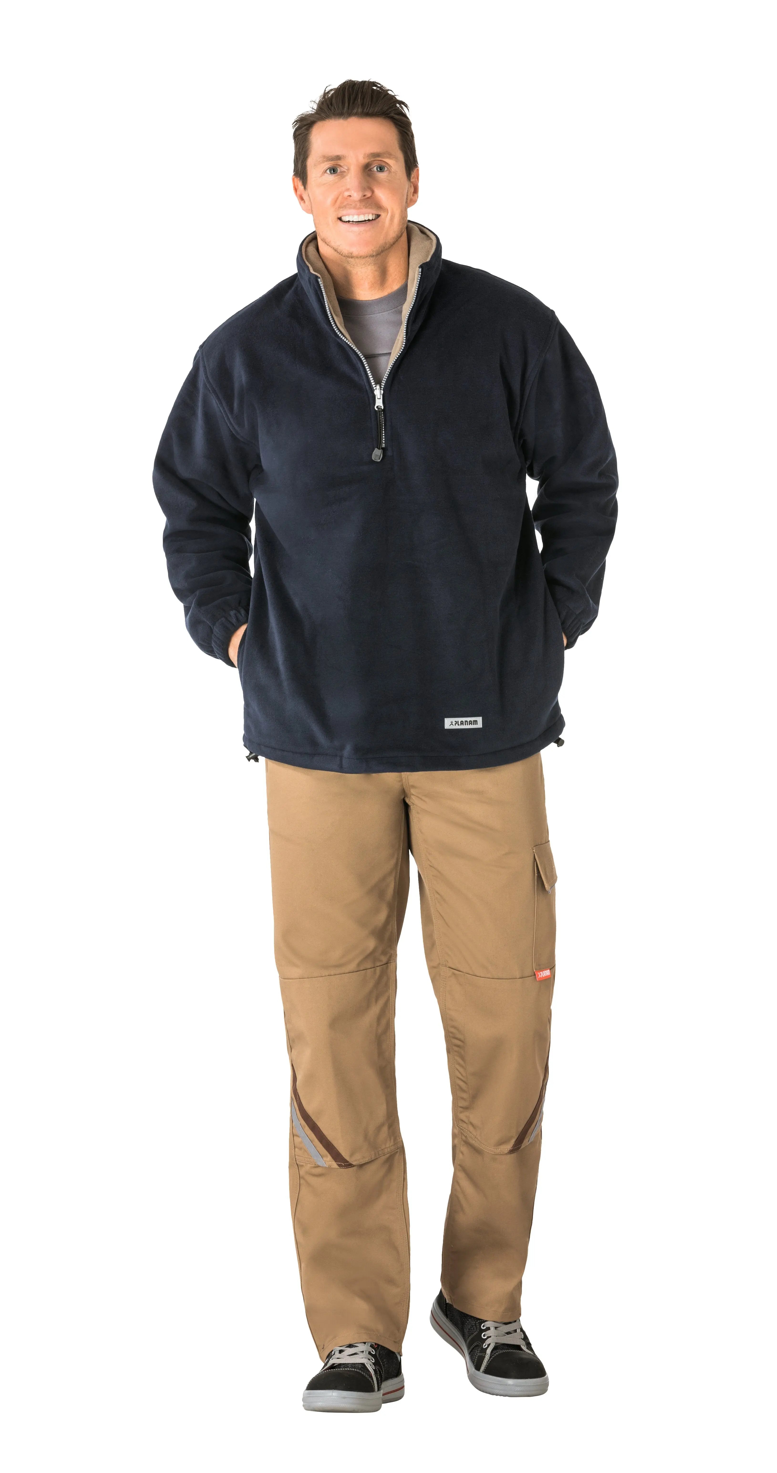 Relax Fleecetroyer - Herren - Planam - camel Planam