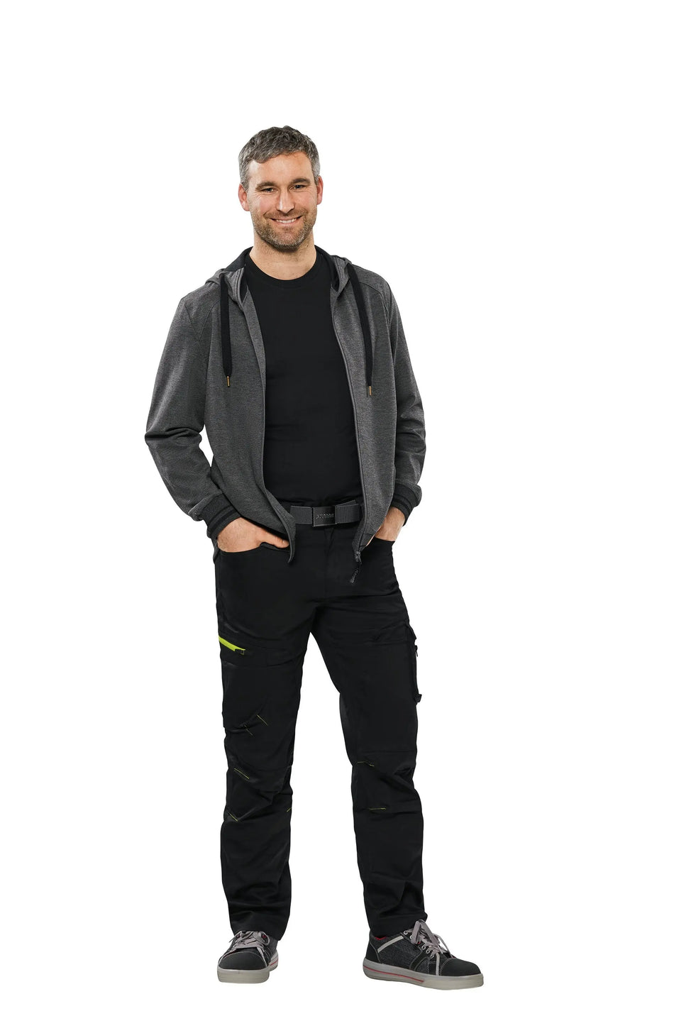 Match Kapuzenjacke - Herren - Planam - grau Planam