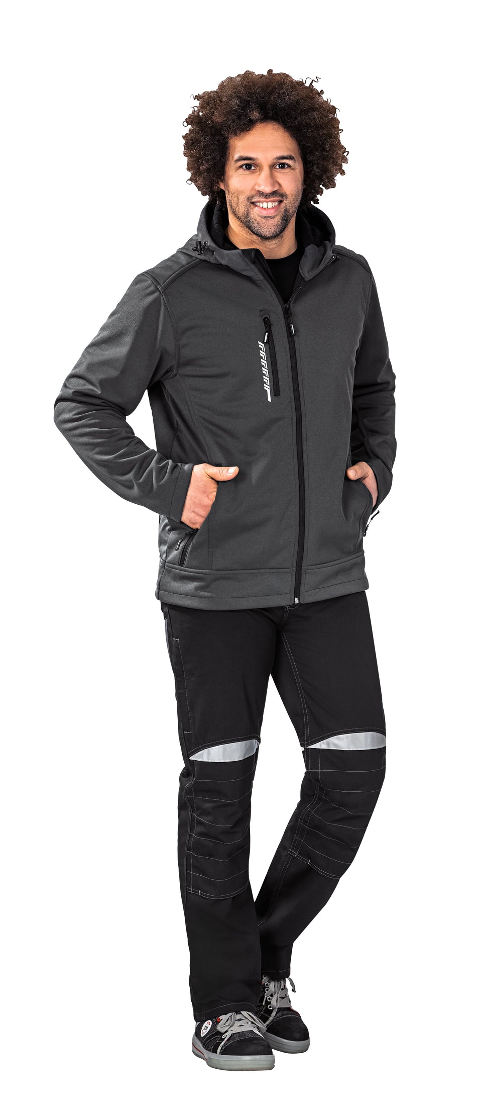 Hawk Softshelljacke - Unisex - Planam - anthrazit