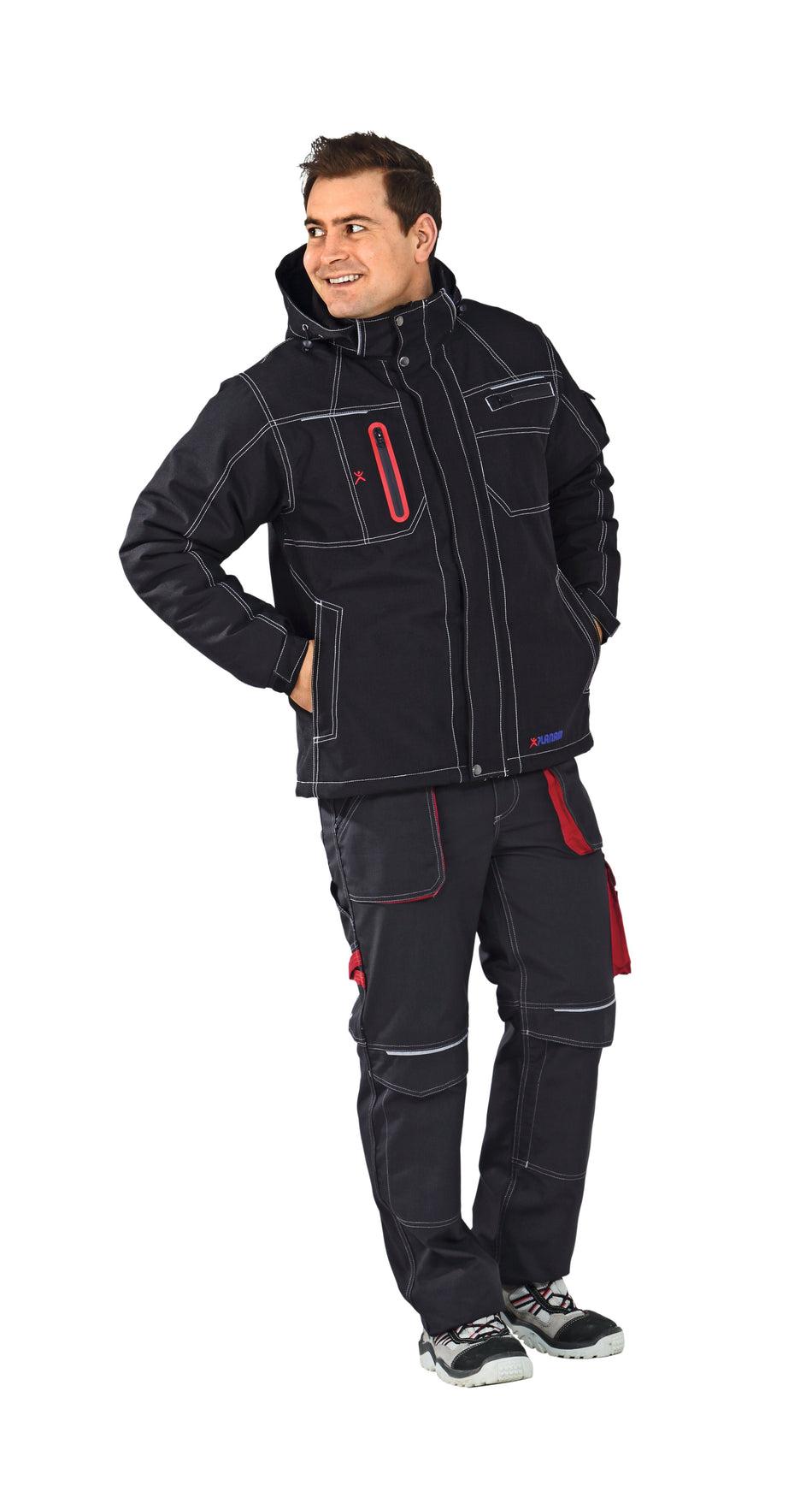 Basalt Winterjacke - Herren - Planam - schwarz