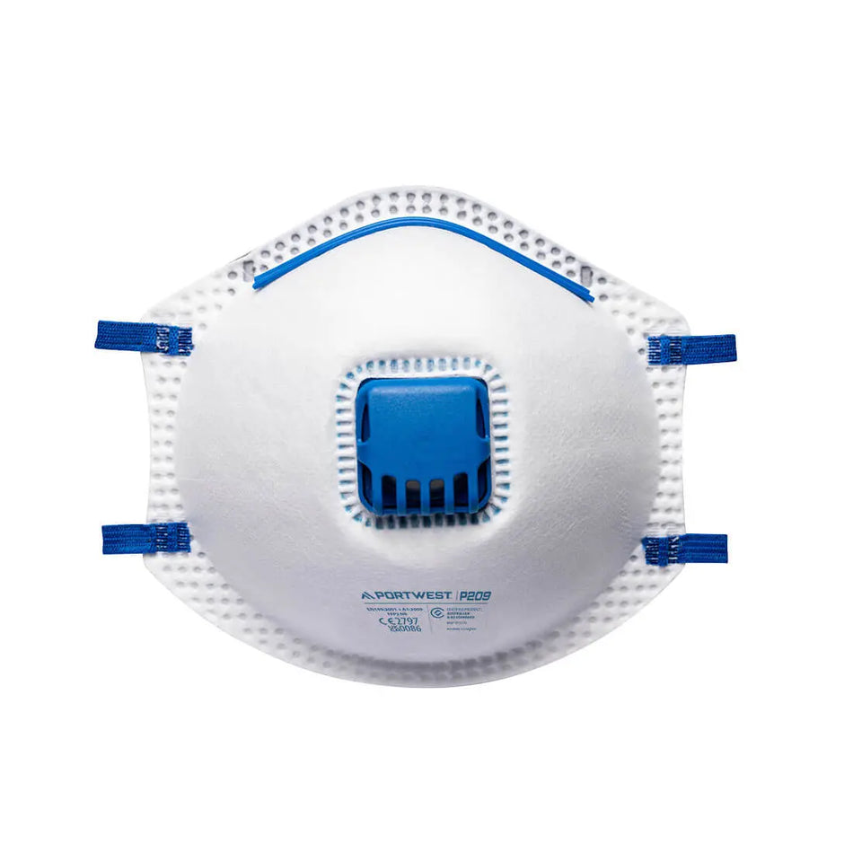 FFP2 Feinstaubmaske mit Ventil - Blister Packung(3) P209 Workschutz.de