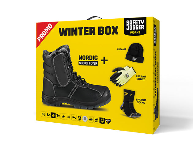 Sicherheitsschuhe Schwarz Safety Jogger WINTERBOX NORDIC