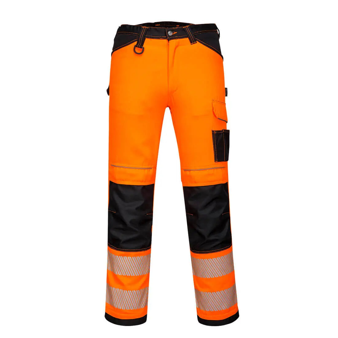 PW3 Leichte Warnschutz-Stretch Arbeitsbundhose PW303 Workschutz.de