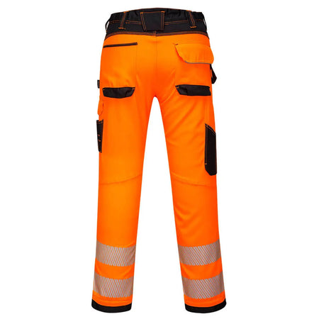 PW3 Leichte Warnschutz-Stretch Arbeitsbundhose PW303 Workschutz.de