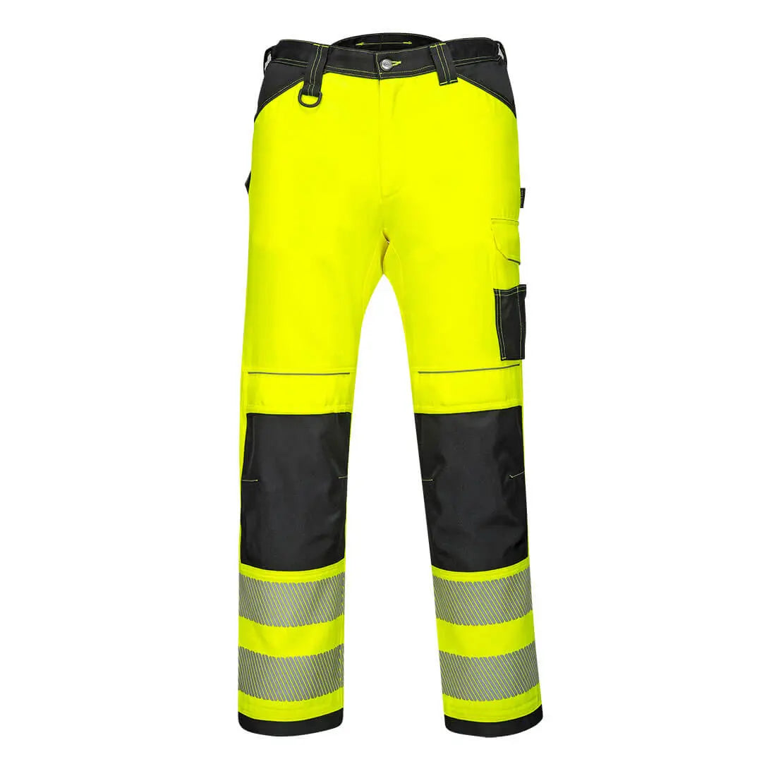 PW3 Leichte Warnschutz-Stretch Arbeitsbundhose PW303 Workschutz.de