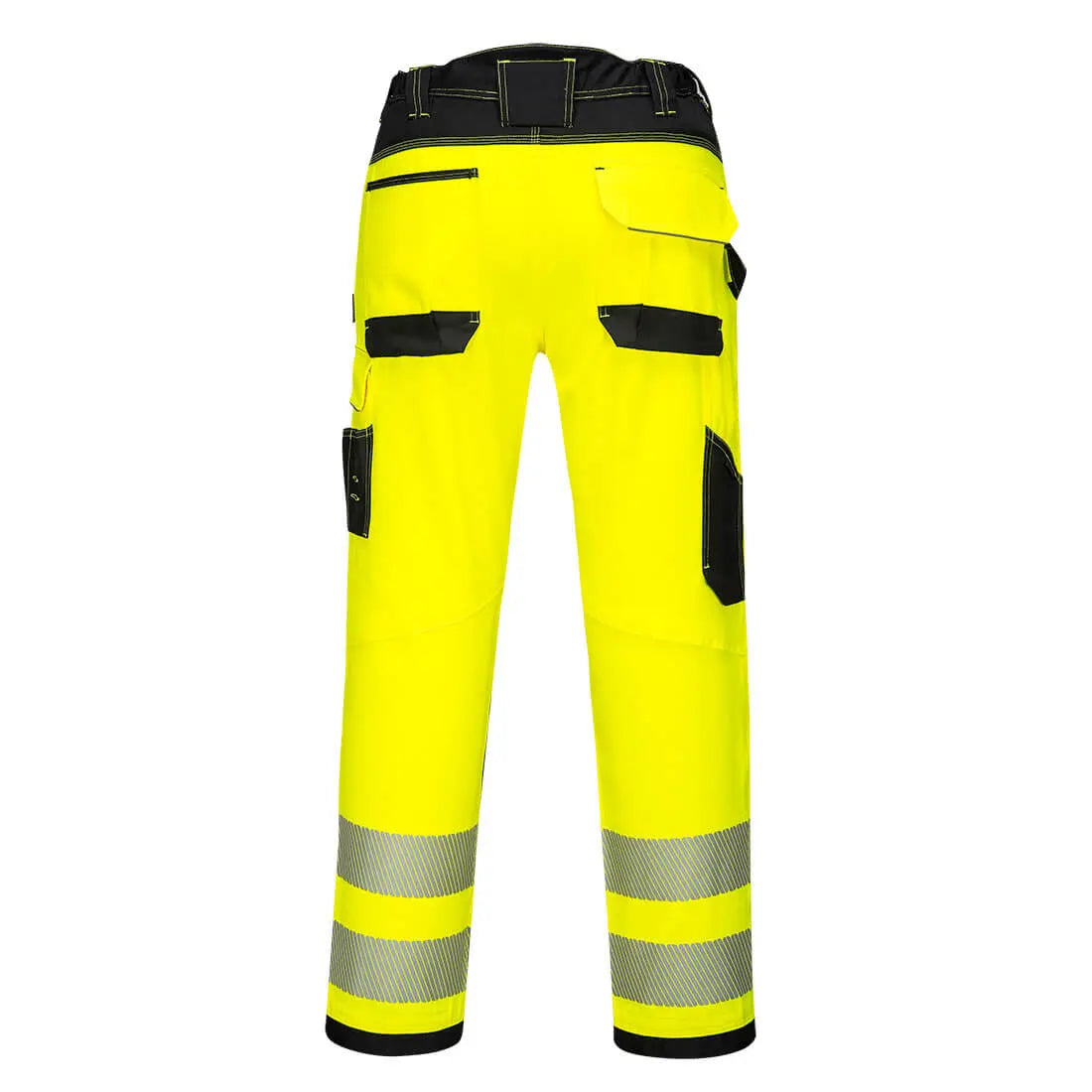 PW3 Leichte Warnschutz-Stretch Arbeitsbundhose PW303 Workschutz.de