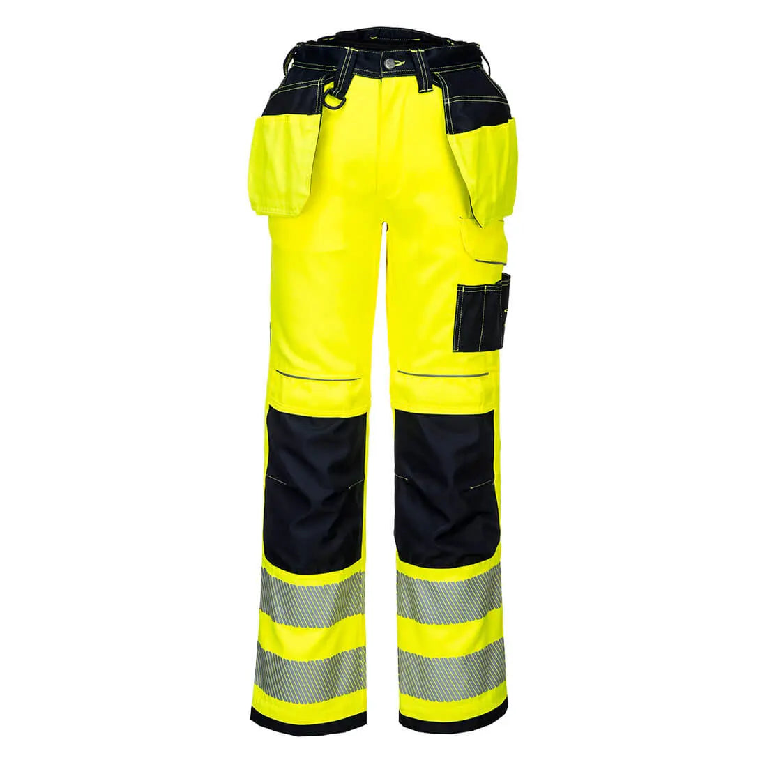 PW3 Warnschutz Stretch-Bundhose mit Holstertaschen PW306 Workschutz.de