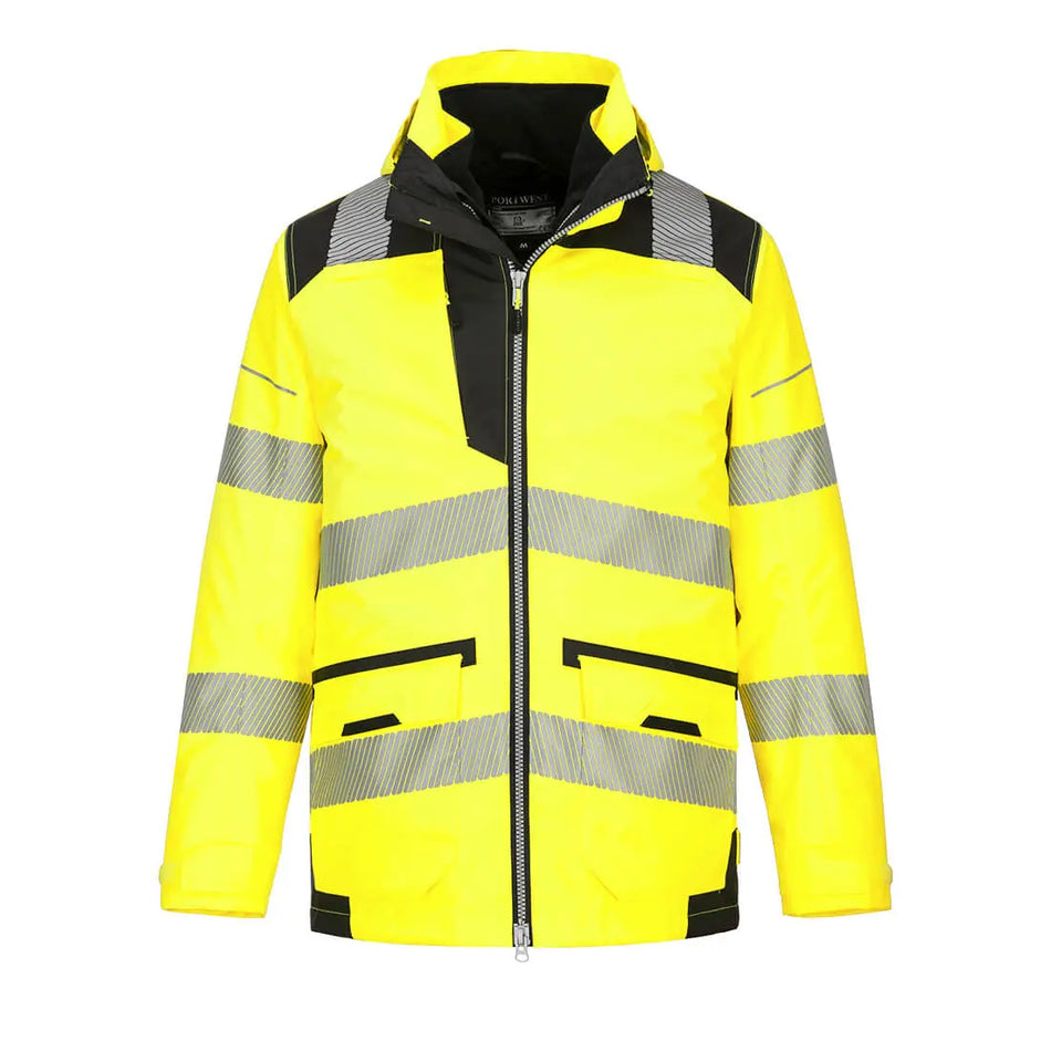 PW3 Warnschutz Atmungsaktive 5-in-1 Jacke PW367 Workschutz.de