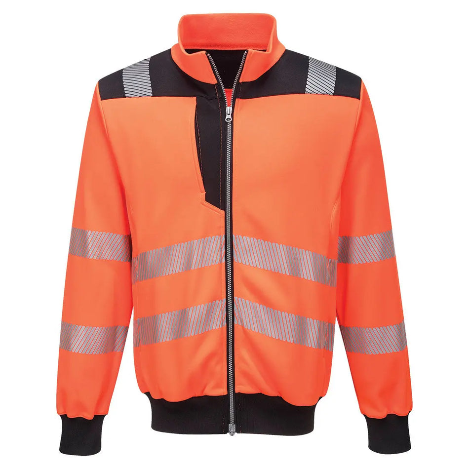 PW3 Warnschutz Sweatjacke PW370 Workschutz.de