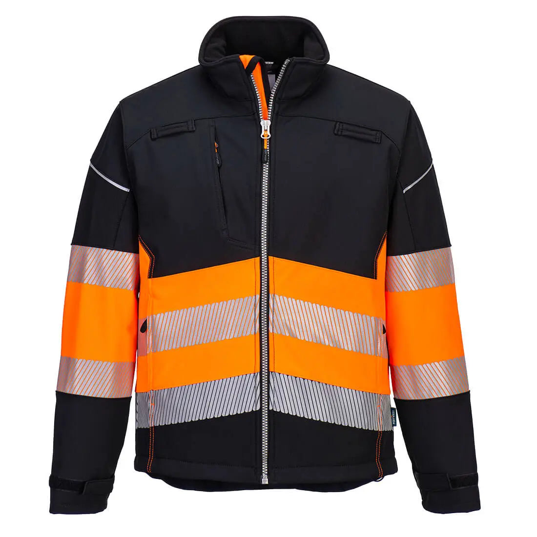 PW3 Warnschutz Softshelljacke Klasse 1 (3L) PW375 Workschutz.de