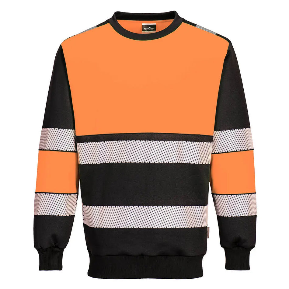 PW3 Warnschutz Sweatshirt Klasse 1 PW376 Workschutz.de
