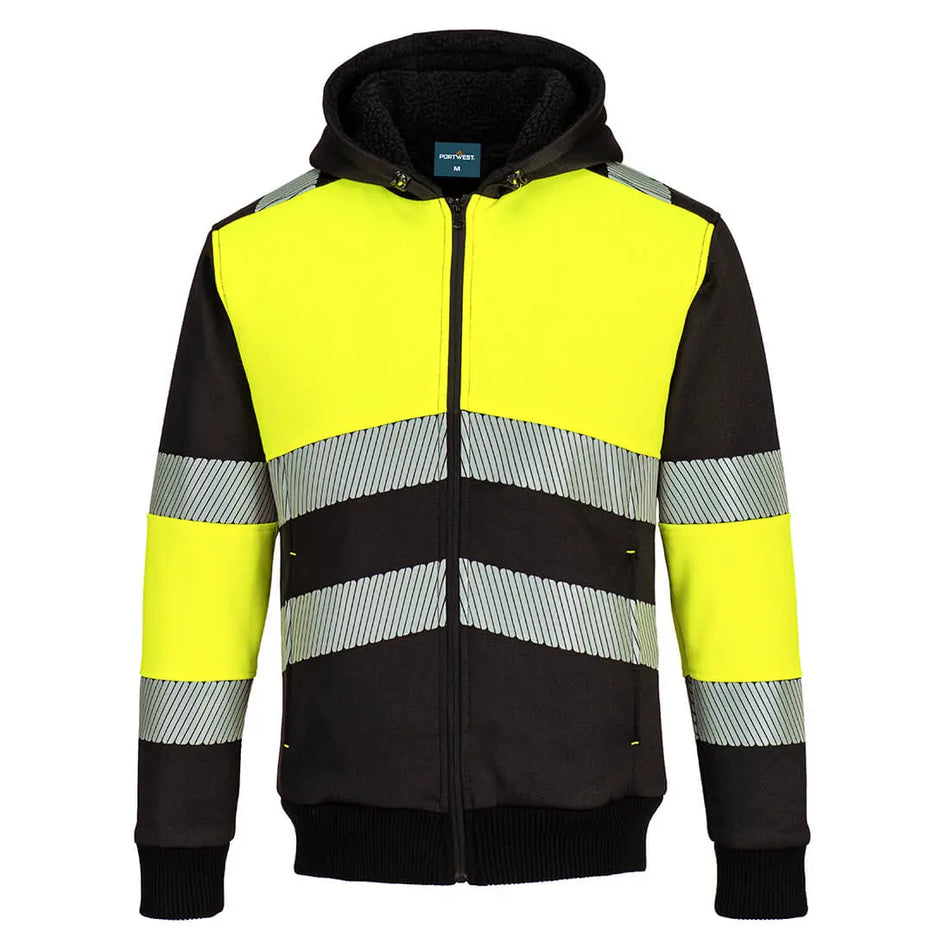 PW3 Winter- Kapuzenjacke mit Reißverschluss Klasse 1 PW377 Workschutz.de