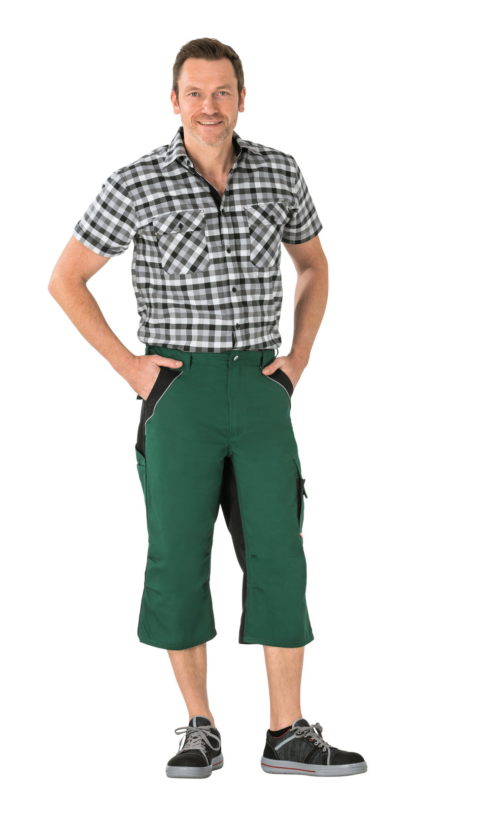 3/4-Hose - Herren - Planam - grün