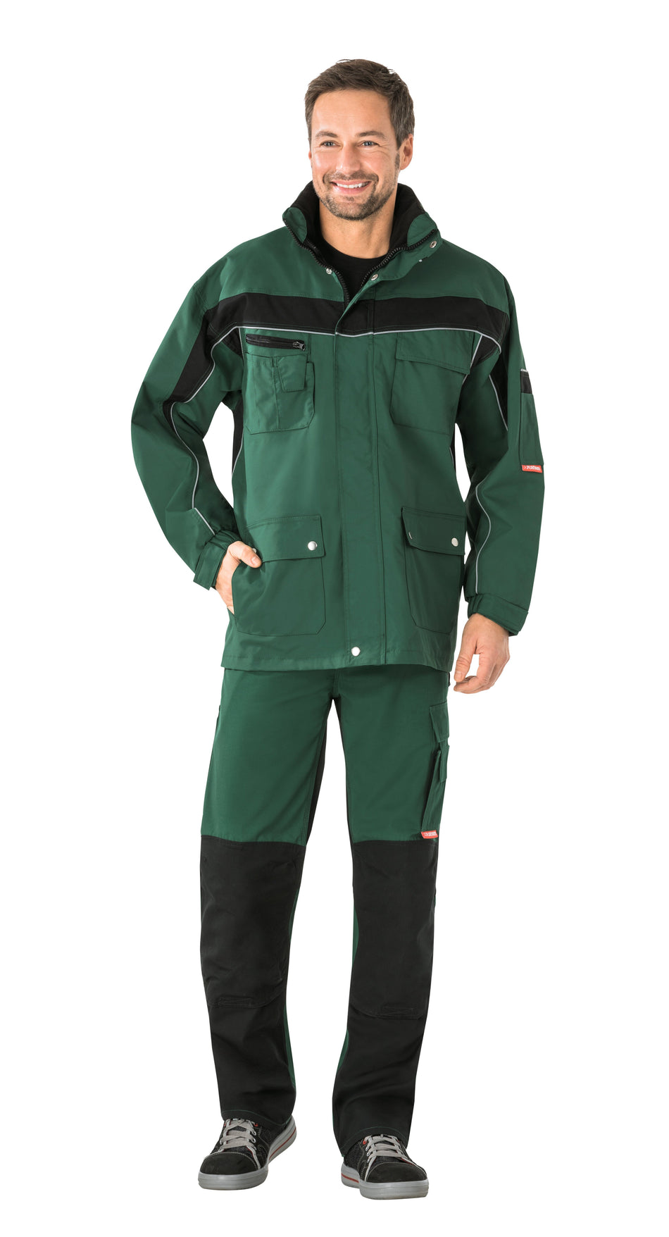 Allwetterjacke - Herren - Planam - grün