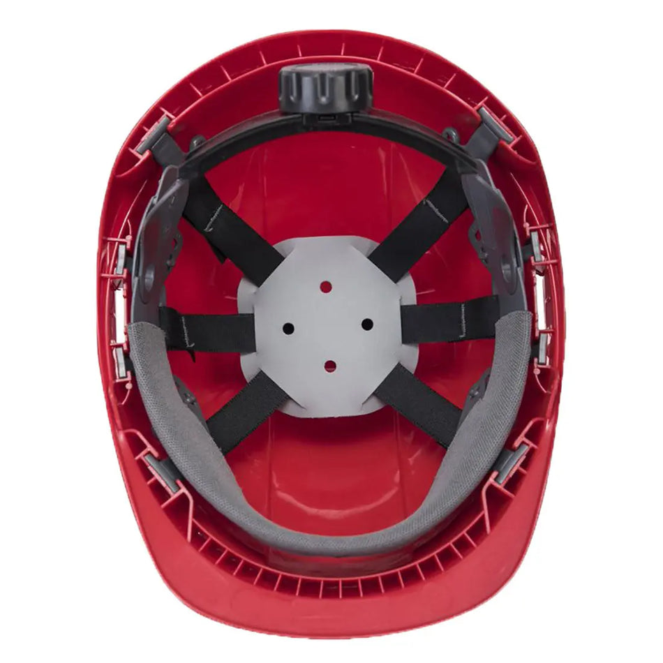 Portwest Ausdauer Visierhelm PW55 rot Workschutz