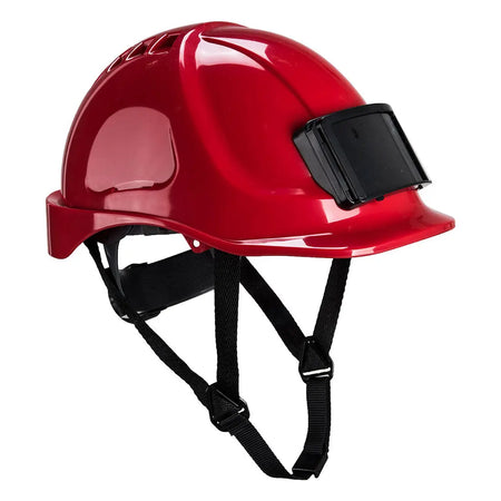 Portwest Endurance Helm mit Ausweisfach PB55 rot Workschutz