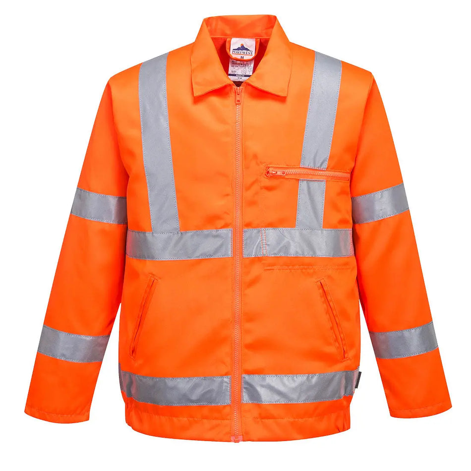 Warnschutz Pilotjacke aus Polyester-Baumwolle, RIS  RT40 Workschutz.de