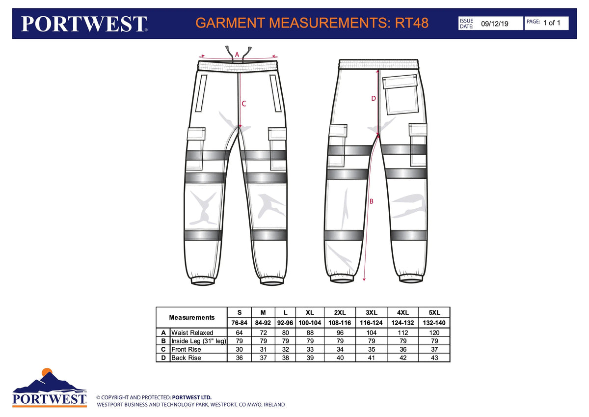 Warnschutz Jogger mit drei Reflexstreifen RT48 Workschutz.de