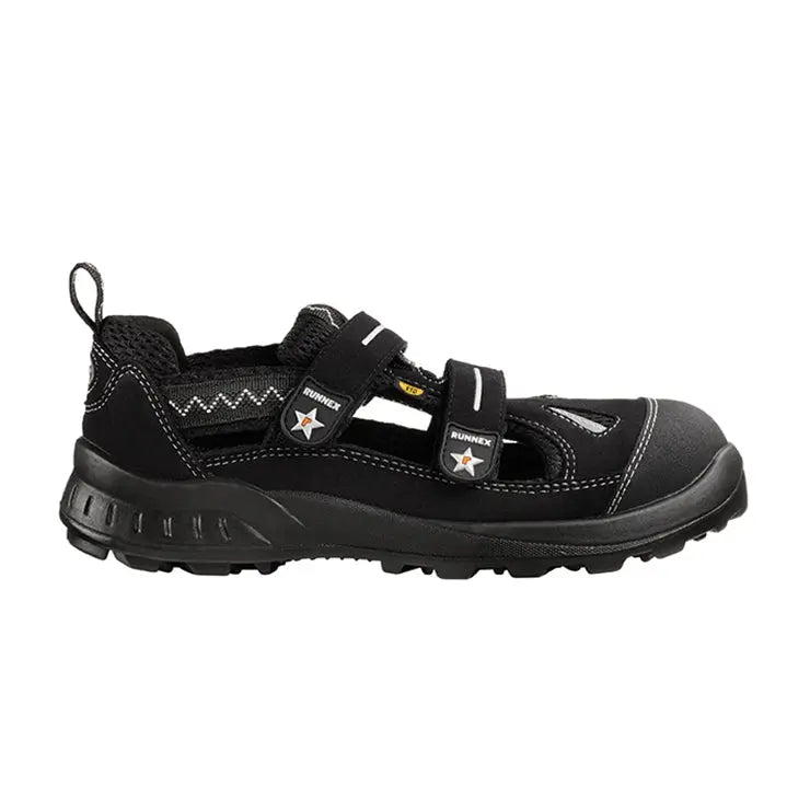 RUNNEX S1-ESD-Sicherheitsklettsandalen TeamStar 5106 Handwerksbedarf54