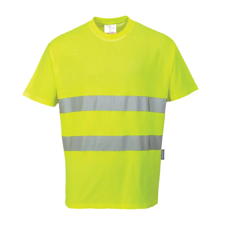 Warnschutz Cotton Comfort-T-Shirt kurzarm  S172 Workschutz.de