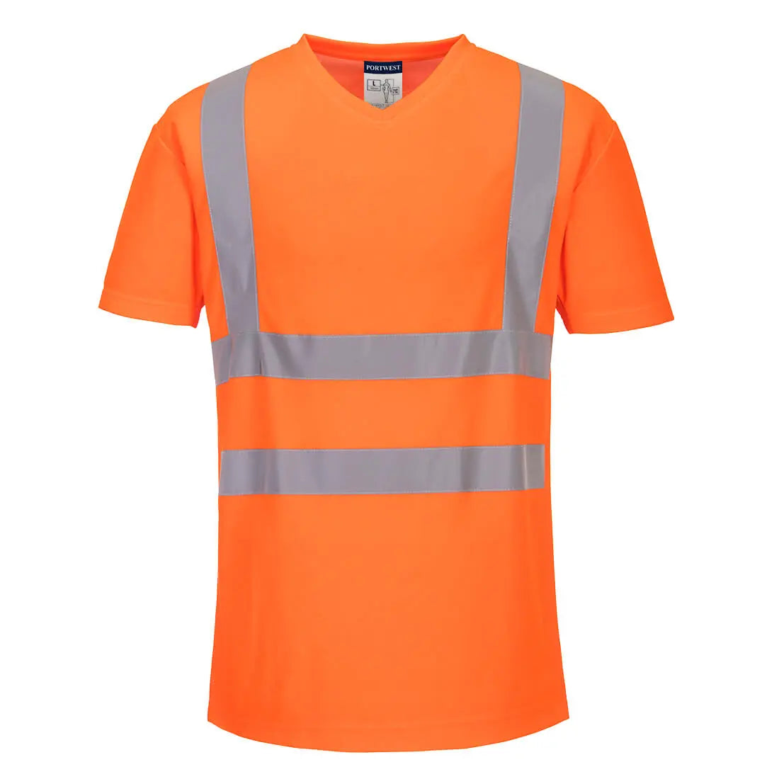 Warnschutz Cotton Comfort T-Shirt mit MeshAir Einsatz kurzarm  S179 Workschutz.de