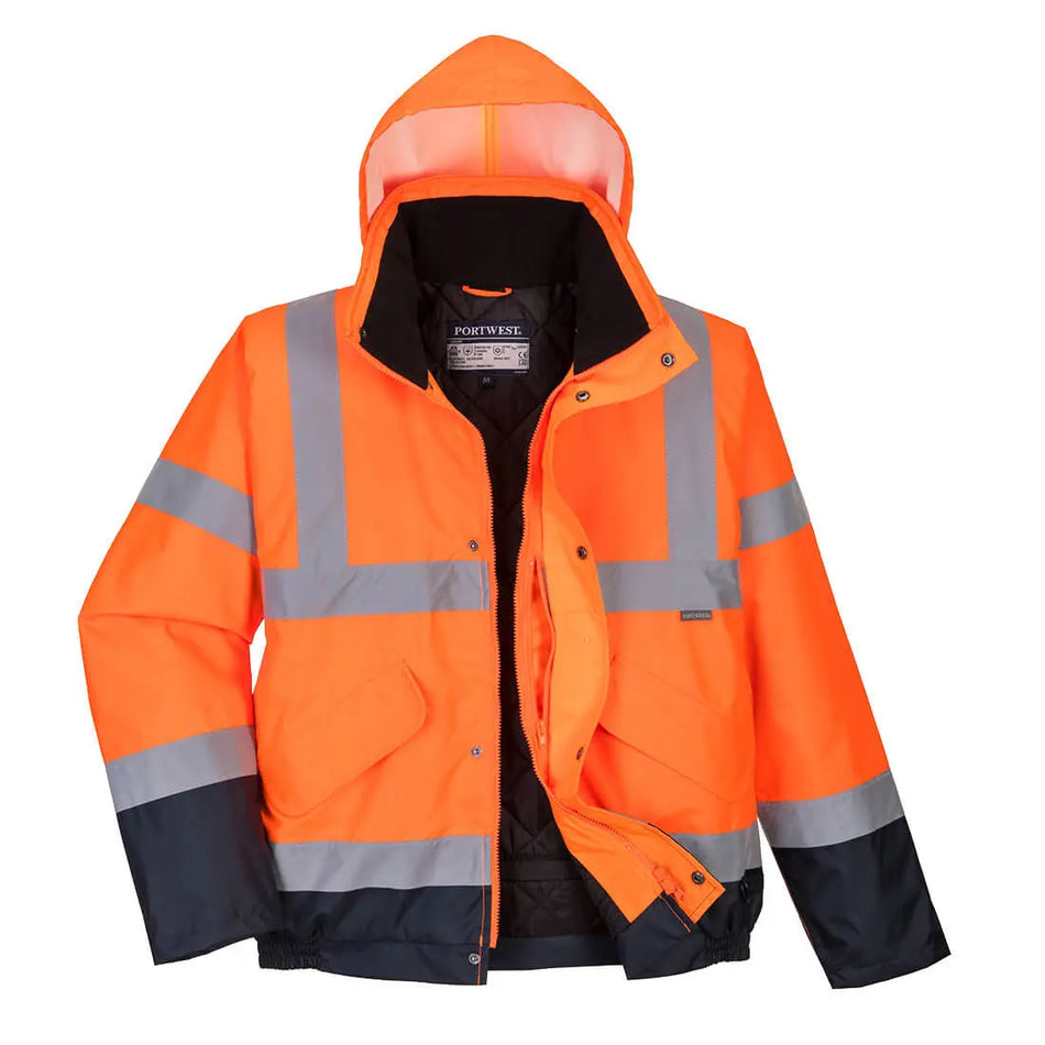 Warnschutz Kontrast Winter Pilotjacke  S266 Workschutz.de