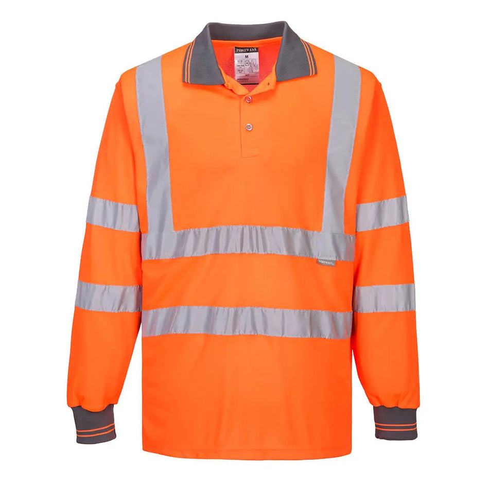 Warnschutz Poloshirt langarm  S277 Workschutz.de