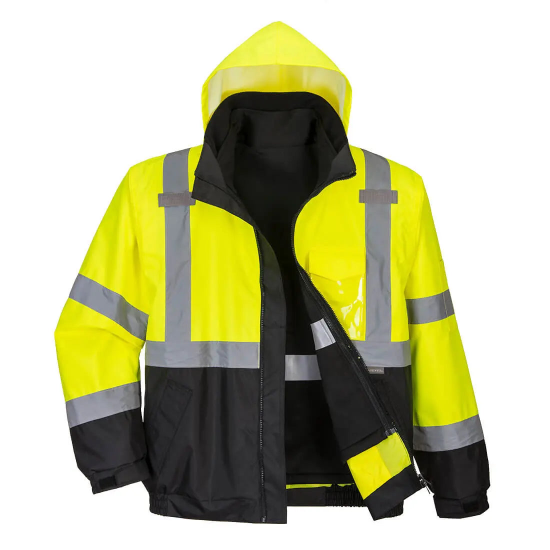 Warnschutz Kontrast Premium 3-in-1 Pilotjacke  S365 Workschutz.de