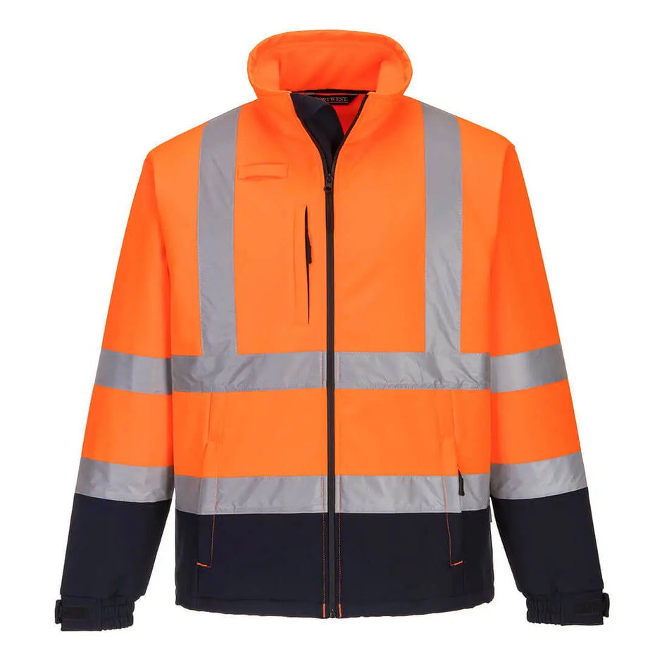 Warnschutz Kontrast Softshell-Jacke (3L) S425 Workschutz.de