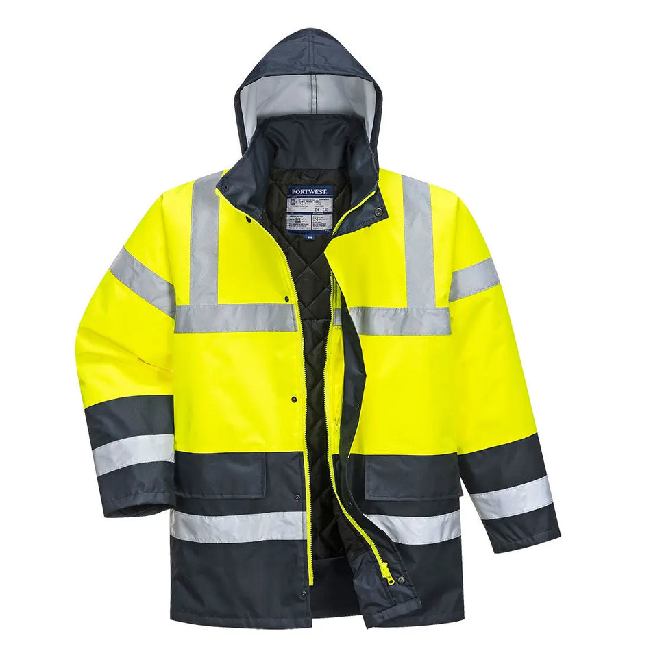 Warnschutz Kontrast Winter Verkehrsjacke  S466 Workschutz.de