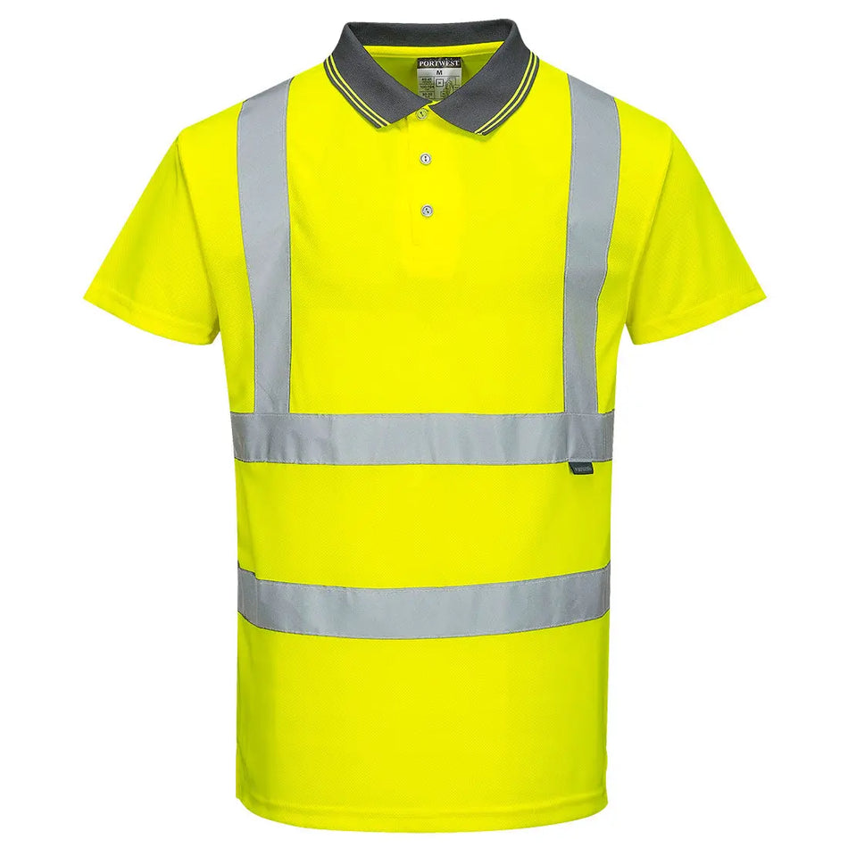 Warnschutz Poloshirt kurzarm  S477 Workschutz.de