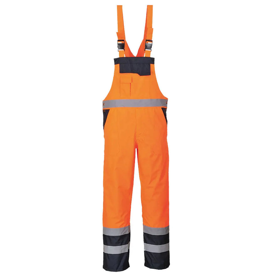 Warnschutz Kontrast Winter Latzhose S489 Workschutz.de
