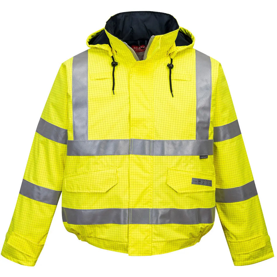 Bizflame Rain Warnschutz Multinorm Pilotjacke antistatisch S773 Workschutz.de