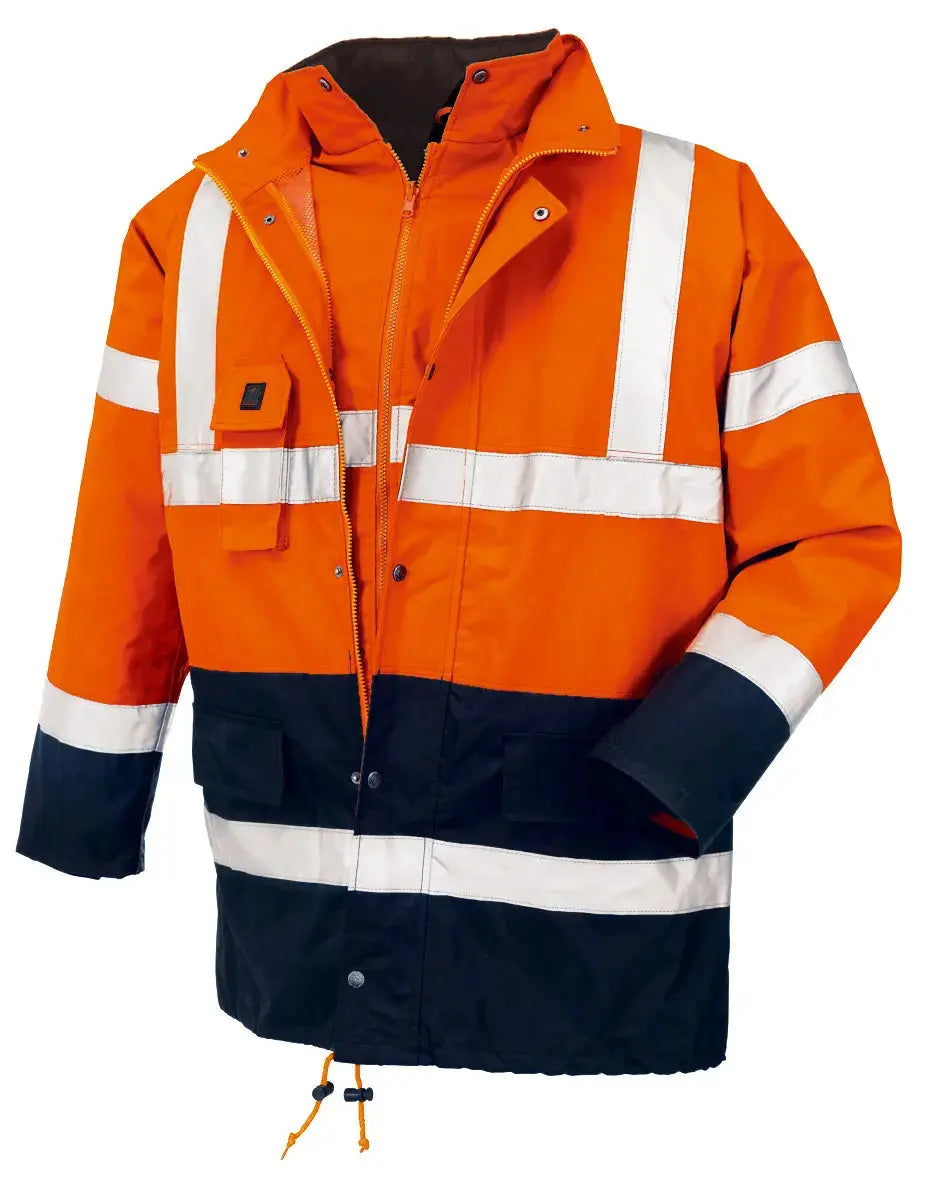 Warnschutz-Parka CALGARY texxor 4108 leuchtorange navy Workschutz