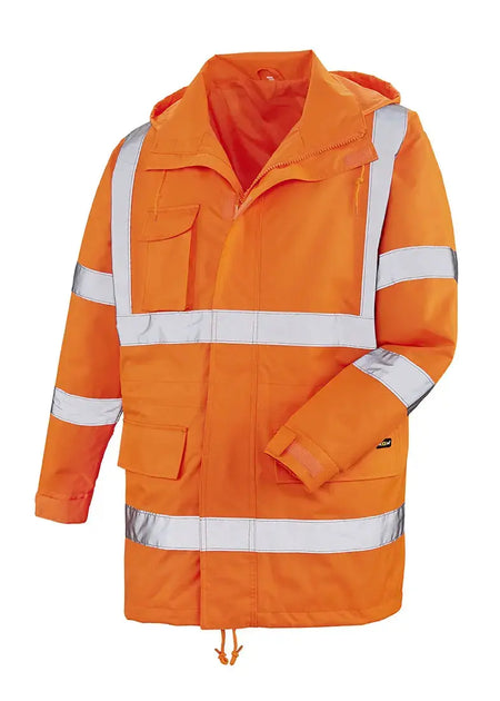 Warnschutz Regenjacke Barrie leuchtorange texxor 4102 Workschutz