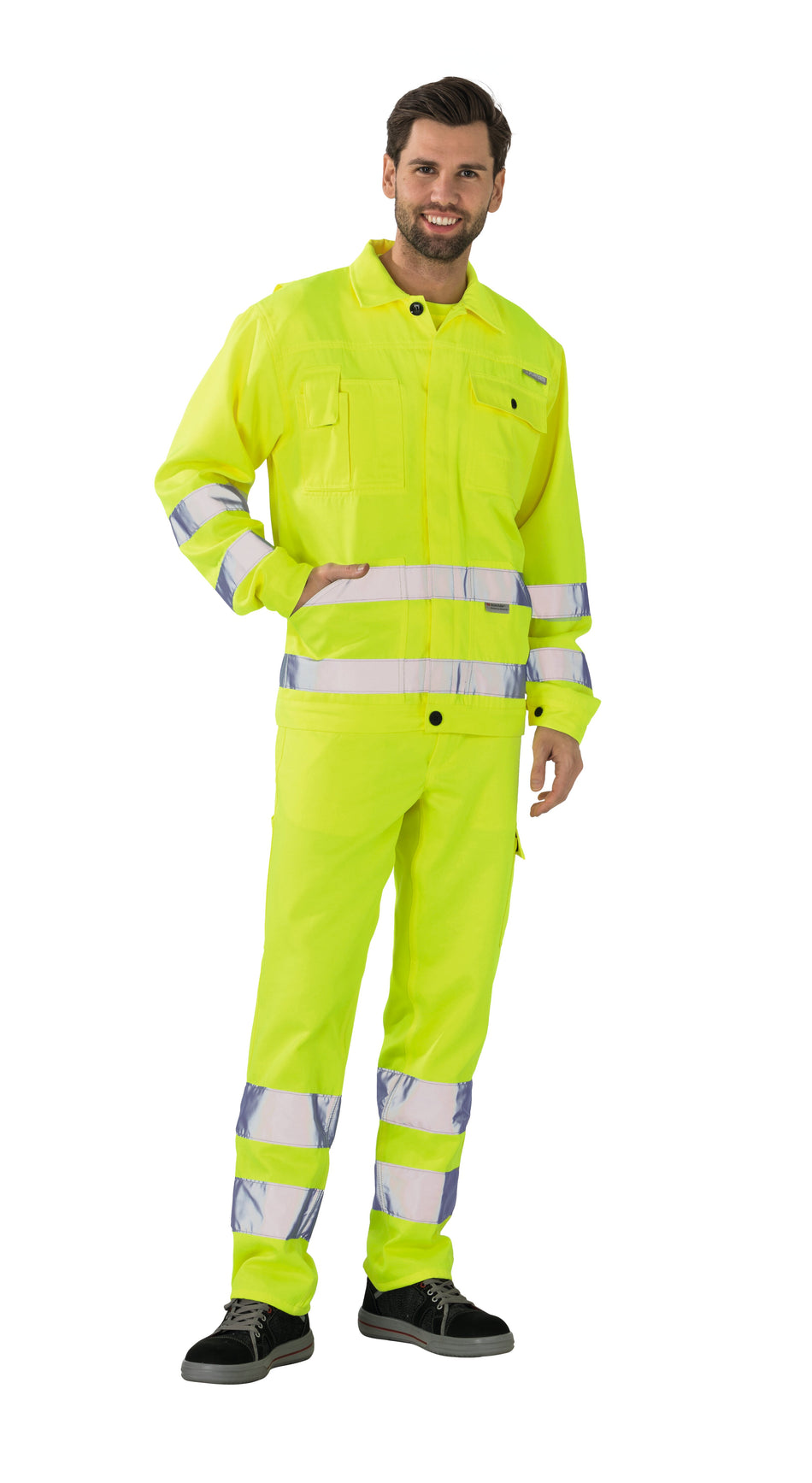 Bundjacke uni - Herren - Planam - uni gelb