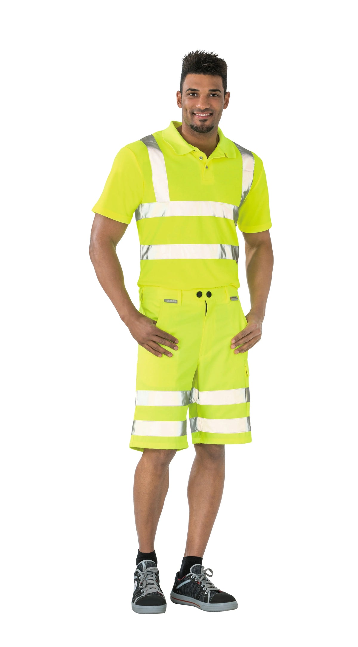 Shorts uni - Herren - Planam - uni gelb Planam