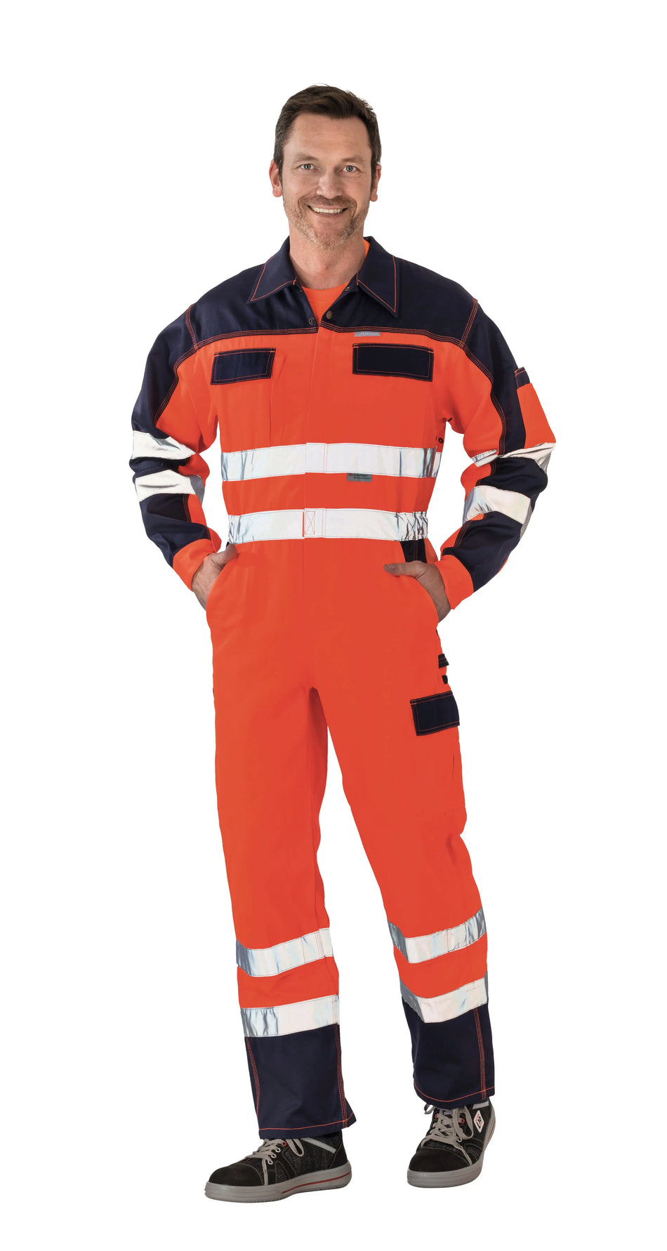 Rallyekombi 2-farbig - Herren - Planam - orange Planam